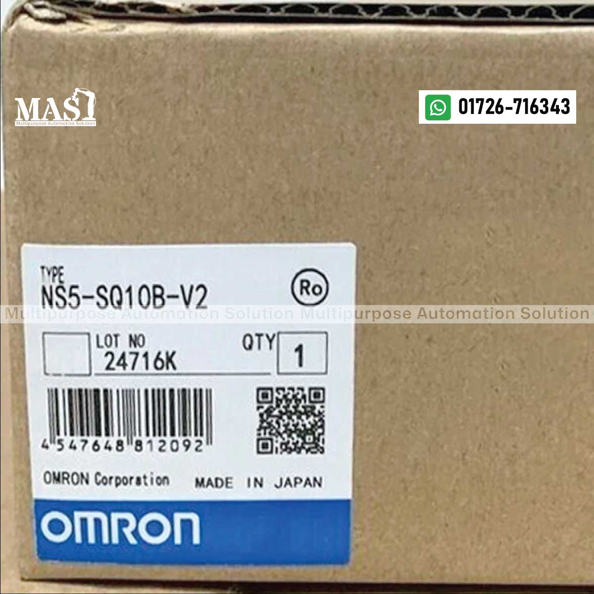 OMRON HMI NS5-SQ10B-V2 - MAS