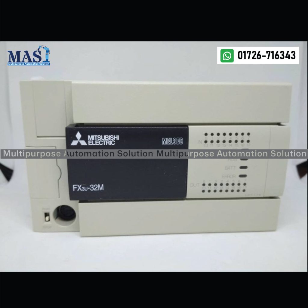 Mitsubishi PLC FX3U-32MT/ES-A - 32-Point AC Powered Transistor Output ...