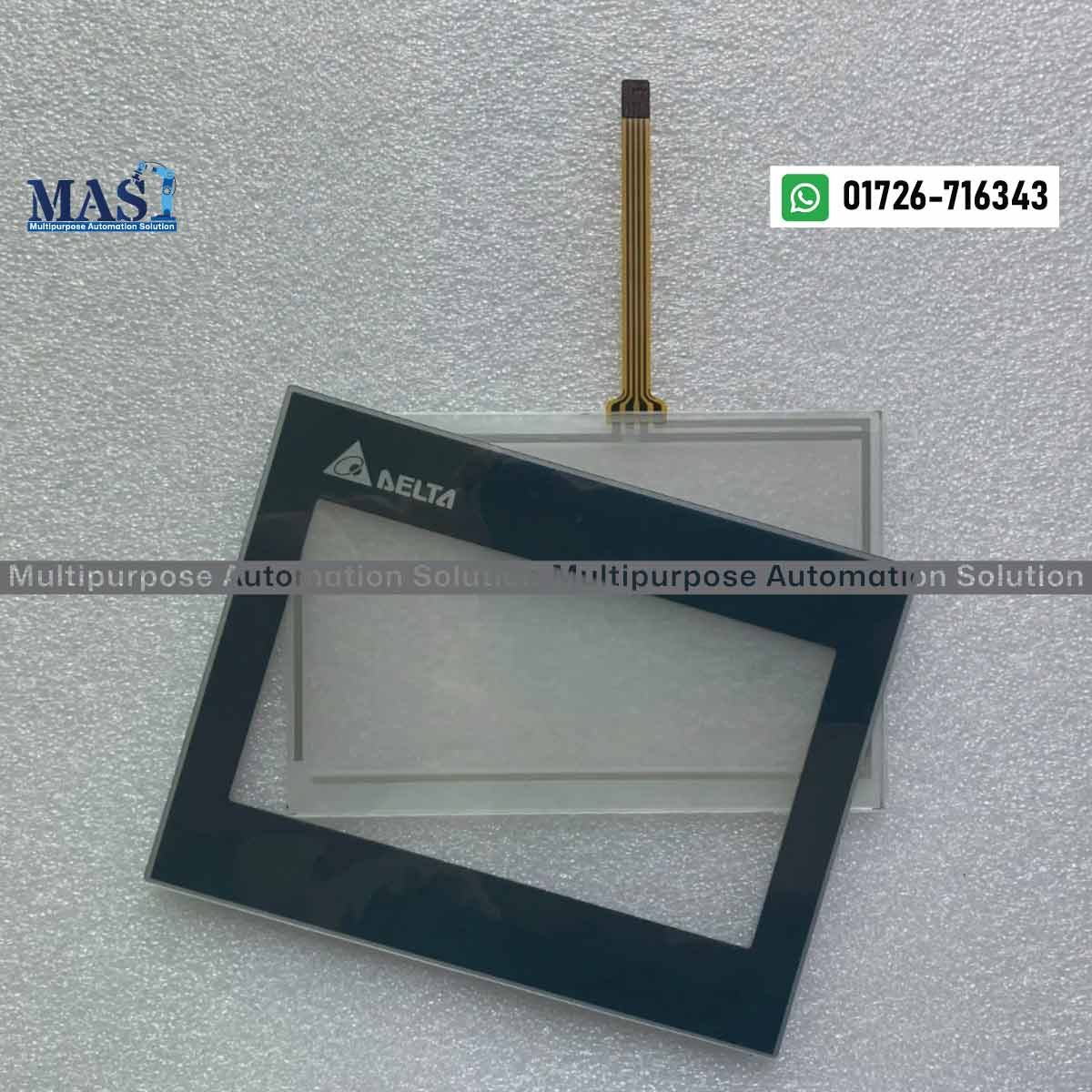 Delta HMI DOP-107CV / DOP-107EV Digitizer (Touch Screen) with Overlay
