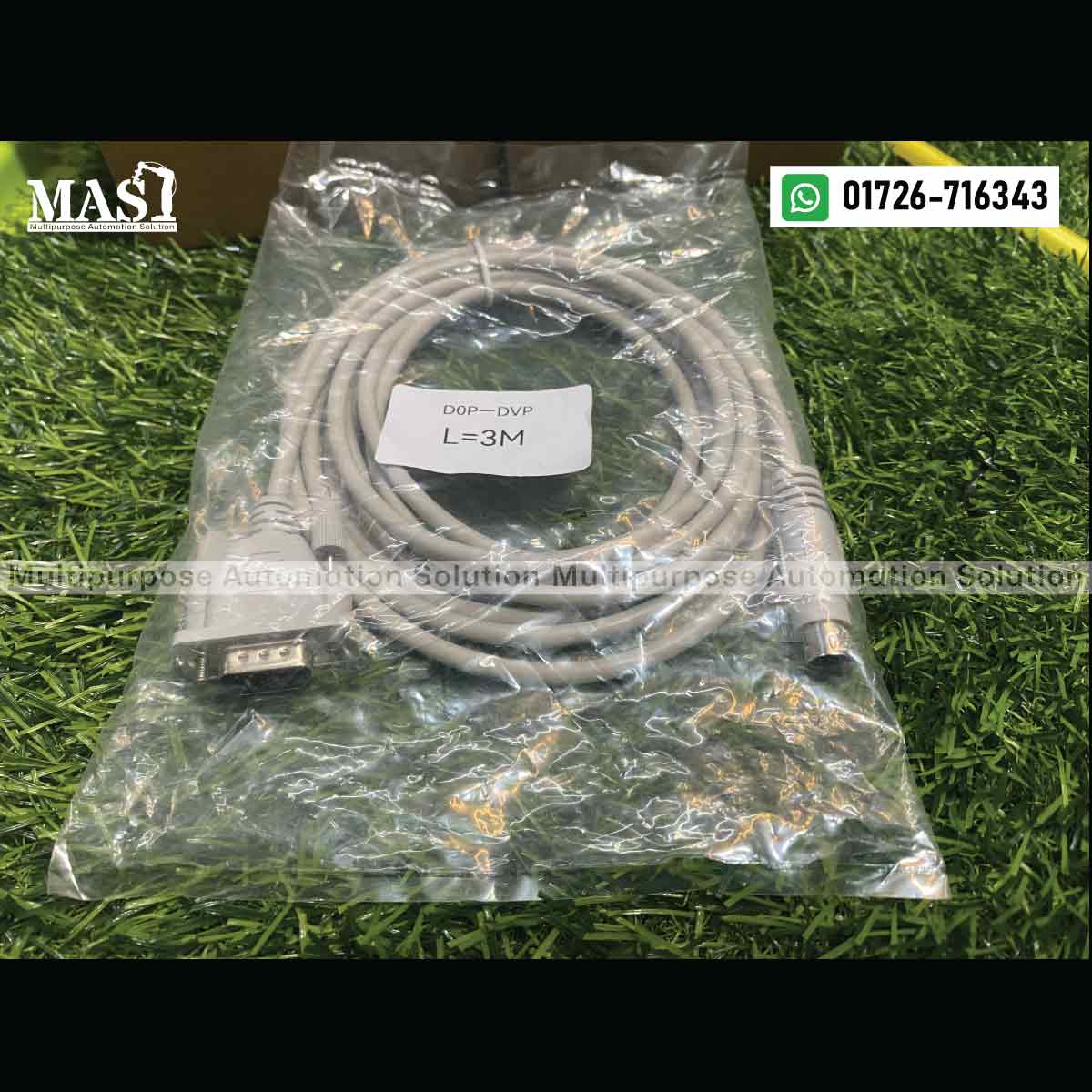 Delta DOP-DVP Communication Cable - HMI to PLC Interface (3M)